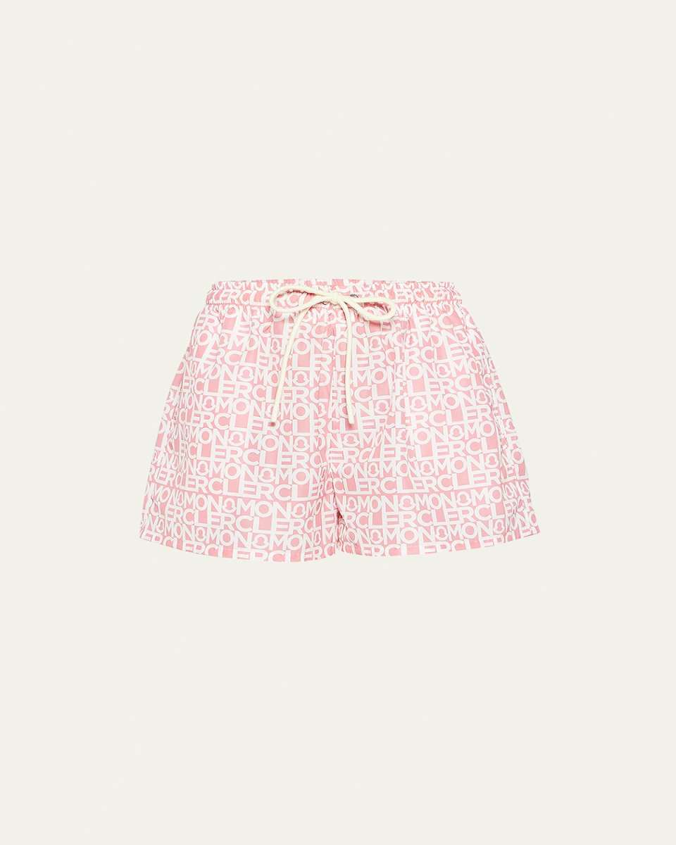 Logo Printed Drawstring Shorts